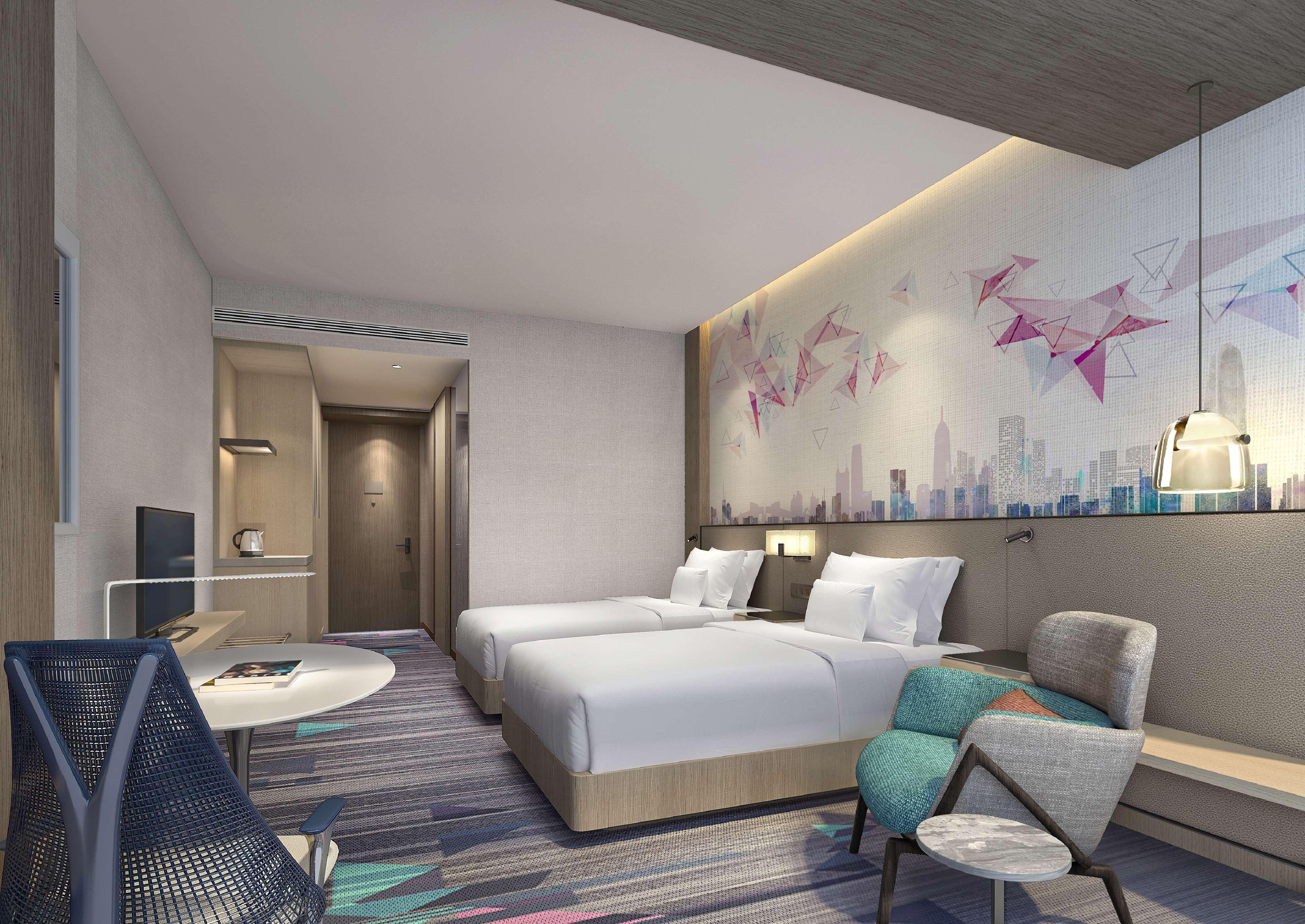 Hilton Garden Inn Shenzhen World Exhibition & Convention Center المظهر الخارجي الصورة