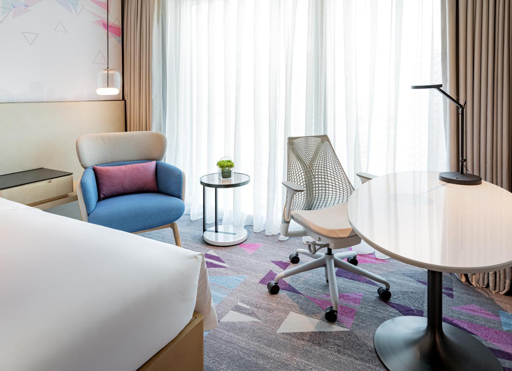 Hilton Garden Inn Shenzhen World Exhibition & Convention Center المظهر الخارجي الصورة