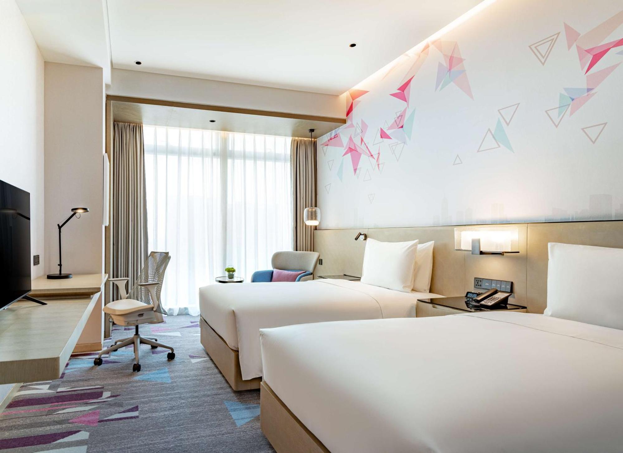 Hilton Garden Inn Shenzhen World Exhibition & Convention Center المظهر الخارجي الصورة