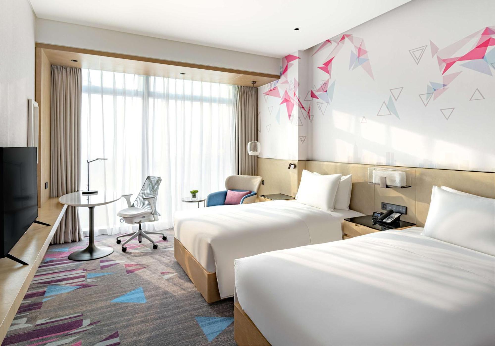 Hilton Garden Inn Shenzhen World Exhibition & Convention Center المظهر الخارجي الصورة